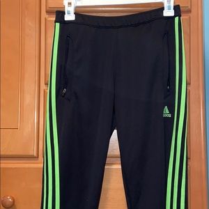Green stripes, Adidas climacool pants
